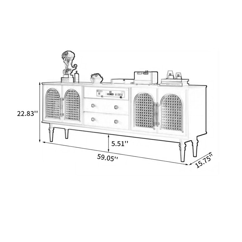 Bracia 59" media console
